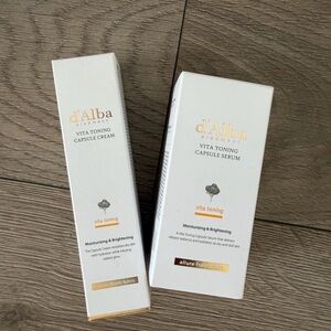 d'Alba Vita Toning Capsule Cream and Serum Set